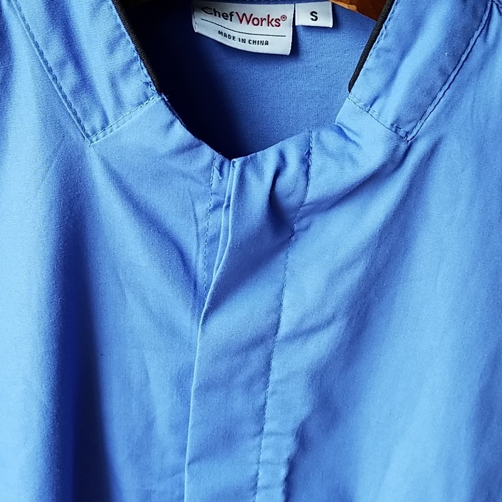 Chefs Uniform Shirt Small 3/4 Sleeve Kitchen